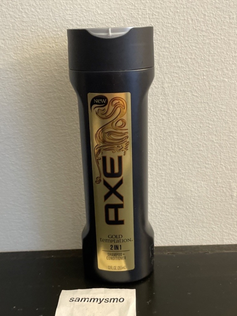 AXE GOLD TEMPTATION 2 in 1 Shampoo + Conditioner 12 oz. Discontinued